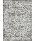 Loomaknoti Rhane Alemern Gray/Cream ER019 3 ft. 3” X 5 ft. 3” Rectangle Rug