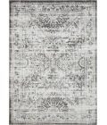 Loomaknoti Rhane Aliziaz Cream/Gray ER020 5 ft. 3” X 7 ft. 3” Rectangle Rug