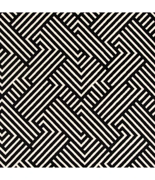 Loomaknoti Tecopa Trenten Black/White ETR12BLW20 3 ft. 3” X 5 ft. 3” Rectangle Rug