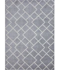 Loomaknoti Kissandrah Bleyana Gray/Cream EKI004 5 ft. 3 in. X 7 ft. 3 in. Rectangle Rug