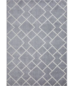 Loomaknoti Kissandrah Bleyana Gray/Cream EKI004 5 ft. 3 in. X 7 ft. 3 in. Rectangle Rug