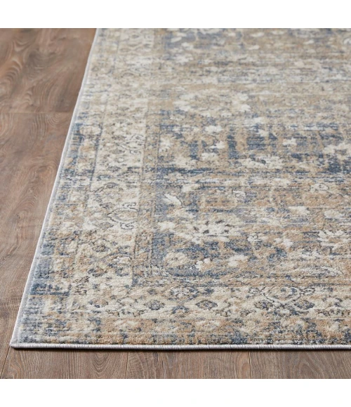Loomaknoti Kehleigh Alveranzi Blue/Cream EK007 2 ft. X 3 ft. Rectangle Rug