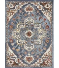 Loomaknoti Alsbrooke Zailorn Blue/Cream EA006 3 ft. 3 in. X 5 ft. 3 in. Rectangle Rug