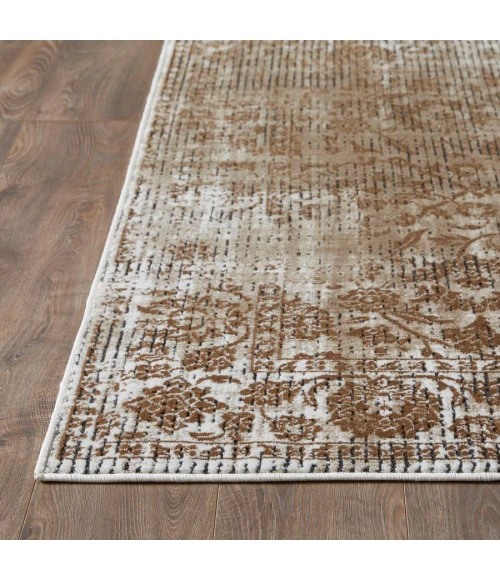 Loomaknoti Aysal Alazah Beige/Cream EAY001 4 ft. X 6 ft. Rectangle Rug