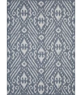 Loomaknoti Breyleigh Calitrah Blue/Cream EB005 3 ft. X 5 ft. Rectangle Rug