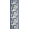 Central Oriental Fontana Haldis Gray Area Rug 2 ft. 2 in. X 7 ft. 6 in. Rectangle