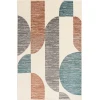 Loomaknoti Tecopa Trayza White/Gray ETR20WG85 9 ft. 10 in. X 12 ft. 10 in. Rectangle Rug
