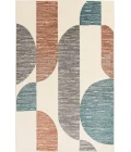 Loomaknoti Tecopa Trayza White/Gray ETR20WG60 6 ft. 7” X 9 ft. 2” Rectangle Rug