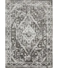 Loomaknoti Rhane Adleigh Gray/Cream ER012 2 ft.  X 3 ft.  Rectangle Rug
