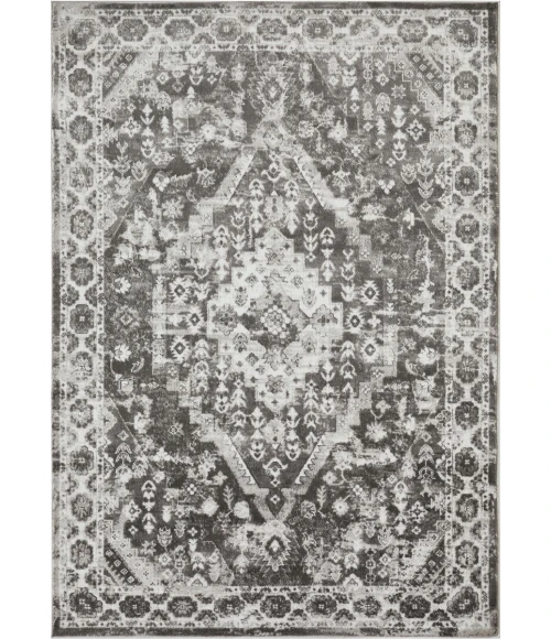 Loomaknoti Rhane Adleigh Gray/Cream ER012 2 ft.  X 3 ft.  Rectangle Rug