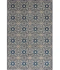 Loomaknoti Tecopa Kidore Blue/White ETR03BWH08 2 ft.  X 3 ft.  Rectangle Rug