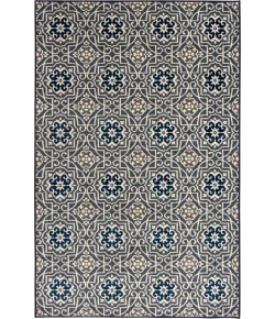 Loomaknoti Tecopa Kidore Blue/White ETR03BWH85 9 ft. 10 in. X 12 ft. 10 in. Rectangle Rug