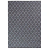 Central Oriental Newzeal Diamond Gr/E Area Rug 6 ft. 7 in. X 9 ft. 6 in. Rectangle