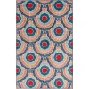 Loomaknoti Tecopa Ferley Blue/Red ETR04BRE85 9 ft. 10 in. X 12 ft. 10 in. Rectangle Rug