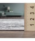 Loomaknoti Aysal Alazah Cream/Gray EAY001 4 ft. X 6 ft. Rectangle Rug