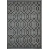 Loomaknoti Breyleigh Chendler Gray/Gray EB001 5 ft. 3 in. X 7 ft. 3 in. Rectangle Rug