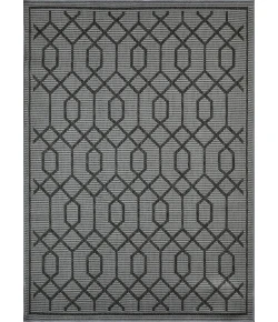 Loomaknoti Breyleigh Chendler Gray/Gray EB001 5 ft. 3 in. X 7 ft. 3 in. Rectangle Rug