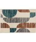 Loomaknoti Tecopa Trayza White/Gray ETR20WG20 3 ft. 3” X 5 ft. 3” Rectangle Rug