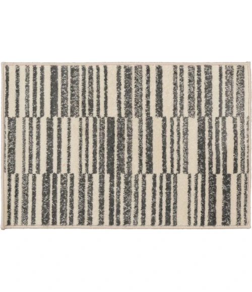 Loomaknoti Tecopa Varonika Gray/White ETR18GRW08 2 ft.  X 3 ft.  Rectangle Rug