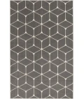 Loomaknoti Tecopa Shamid Gray/White ETR09GRW85 9 ft. 10 in. X 12 ft. 10 in. Rectangle Rug