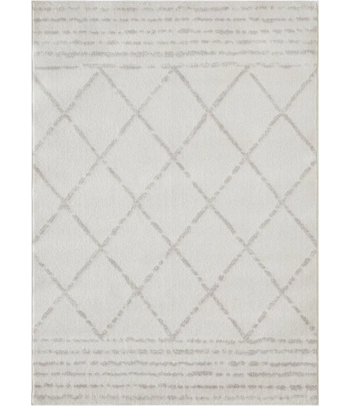 Loomaknoti Kissandrah Bennita Cream/Beige EKI006 4 ft. X 6 ft. Rectangle Rug