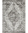 Loomaknoti Rhane Adleigh Cream/Gray ER012 5 ft. 3” X 7 ft. 3” Rectangle Rug