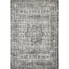 Loomaknoti Rhane Aberd Gray/Cream ER007 5 ft. 3 in. X 7 ft. 3 in. Rectangle Rug
