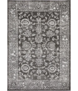 Loomaknoti Rhane Vaild Gray/Cream ER006 5 ft. 3 in. X 7 ft. 3 in. Rectangle Rug