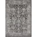 Loomaknoti Rhane Vaild Gray/Cream ER006 5 ft. 3 in. X 7 ft. 3 in. Rectangle Rug