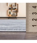 Loomaknoti Kissandrah Bleyana Gray/Cream EKI004 4 ft. X 6 ft. Rectangle Rug