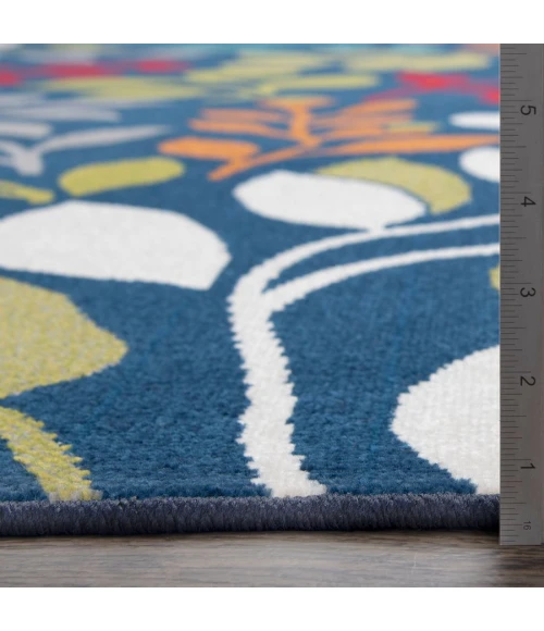 Loomaknoti Tecopa Verinda Blue/Green ETR15GB50 4 ft.  X 6 ft.  Rectangle Rug