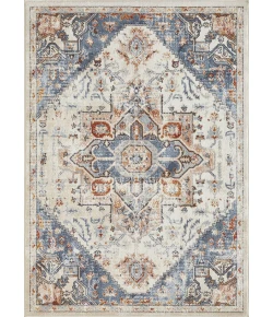 Loomaknoti Alsbrooke Obinda Cream/Beige EA009 5 ft. 3 in. X 7 ft. 3 in. Rectangle Rug