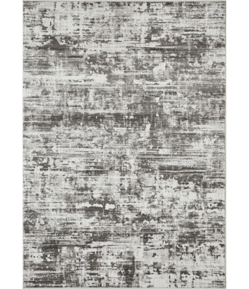 Loomaknoti Rhane Akason Gray/Cream ER009 2 ft.  X 3 ft.  Rectangle Rug