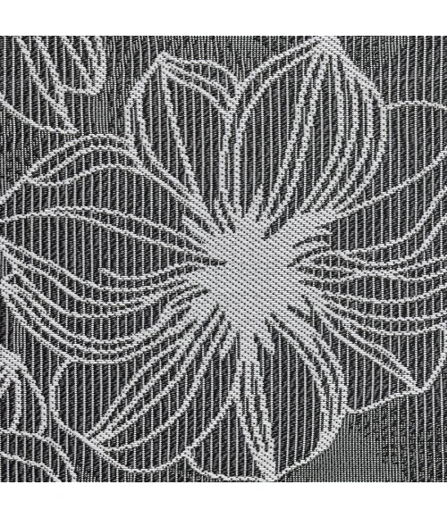 Loomaknoti Breyleigh Cerimia Gray/Cream EB007 6 ft. 7 in. X 9 ft. 2 in. Rectangle Rug