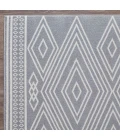 Loomaknoti Kissandrah Bayrend Gray/Cream EKI005 3 ft. 3 in. X 5 ft. 3 in. Rectangle Rug