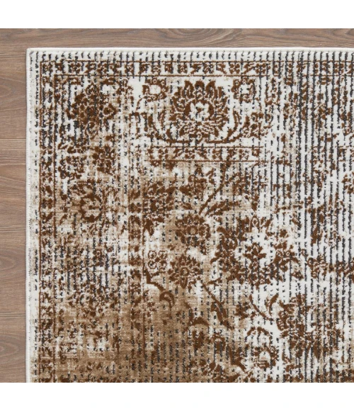 Loomaknoti Aysal Alazah Beige/Cream EAY001 4 ft. X 6 ft. Rectangle Rug