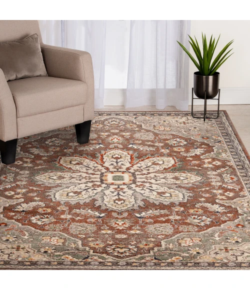 Mendez Josian Area Rug By Central Oriental