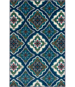 Loomaknoti Tecopa Turberry Blue/White ETR16BWH08 2 ft. X 3 ft. Rectangle Rug