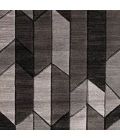 Central Oriental Apex Black/Gray Geometric 7ft.10in. x 9ft.10in. Rect. Rug