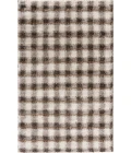 Central Oriental Erin & Ben _ Adley Linen/Chocolate Plaid 7ft.10 x 9ft.10in. Rect. Rug