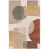 Central Oriental Stonington Coconut/Clay Geometric 5ft. x 7ft.6in. Rect. Rug