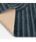 Central Oriental Aubry Stone Blue Abstract 5ft. x 7ft. Rect. Rug