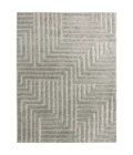 Central Oriental Aubry Frost Grey Abstract 5ft. x 7ft. Rect. Rug