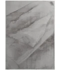 Central Oriental Avid Faux Fur Grey Solid 9ft. x 12ft. Rect. Rug