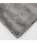 Central Oriental Avid Faux Fur Grey Solid 9ft. x 12ft. Rect. Rug