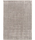 Central Oriental Bebel Faux Fur 2-Tone Grey Solid 5ft. x 7ft. Rect. Rug