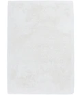 Central Oriental Belgian Faux Fur White Solid 5ft. x 7ft. Rect. Rug
