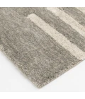 Central Oriental Stonington Coconut/Zinc Geometric 7ft.10in. x 9ft.10in. Rect. Rug