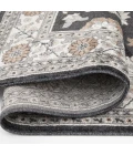 Central Oriental Canyon Tri-Color Deep Blue/White Cap Oriental/Traditional 7ft. 3in. x 10ft. 10in. Rect. Rug