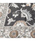 Central Oriental Canyon Tri-Color Deep Blue/White Cap Oriental/Traditional 7ft. 3in. x 10ft. 10in. Rect. Rug